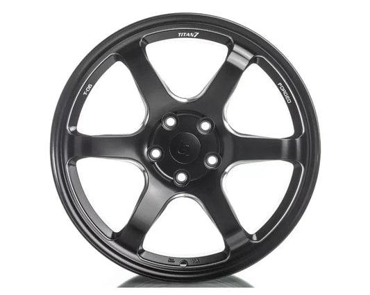 Kies-Motorsports Kies Motorsports Titan 7 T-D6e Wheel 18x9.5/Offset +22/ 5x120 22mm E46 M3 / Machine Black / SQUARE