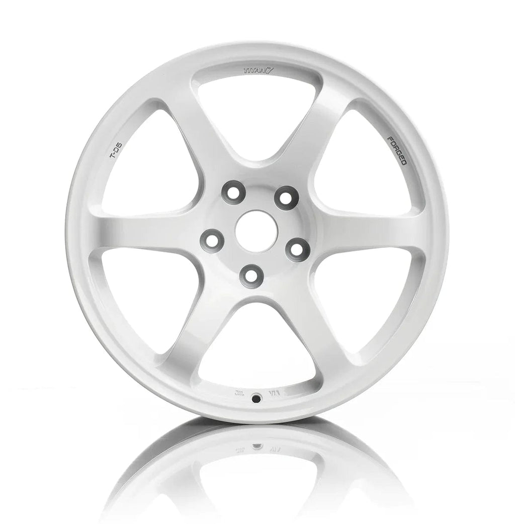 Kies-Motorsports Kies Motorsports Titan 7  T-D6e Wheel  18x9.5/Offset +22/ 5x120 E9X M3 / Speedline White / SQUARE