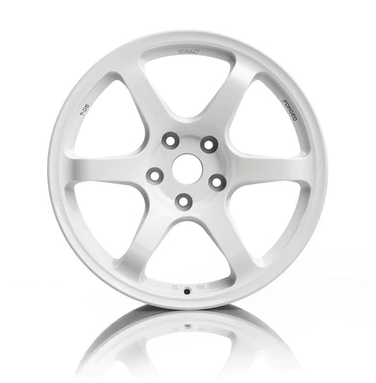 Kies-Motorsports Kies Motorsports Titan 7  T-D6e Wheel  18x9.5/Offset +22/ 5x120 E9X M3 / Speedline White / SQUARE