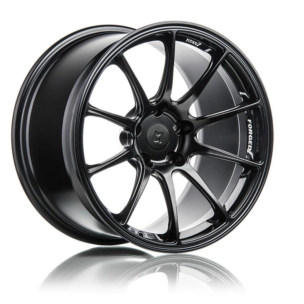 Kies-Motorsports Kies Motorsports Titan 7 T-R10 BMW E46 M3 Wheel 18x9.5/Offset +22/5x120 Machine Black
