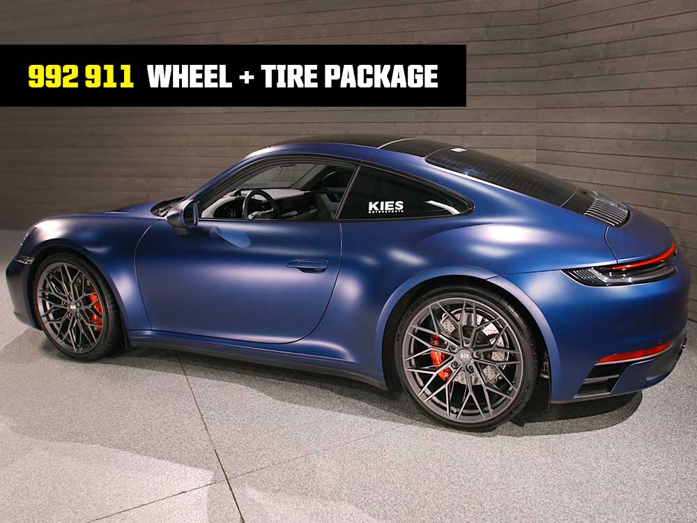 Kies-Motorsports Kies Motorsports VARIANT Evo Forged Wheels for PORSCHE 992 911 CARRERA + Michelin PS4 Tire Package Main image