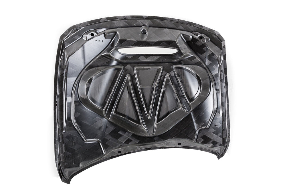 Kies-Motorsports Krass Tecknik Krass Tecknik V2 GTS Hood Wide Panel Carbon Fiber