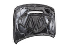 Kies-Motorsports Krass Tecknik Krass Tecknik V2 GTS Hood Wide Panel Carbon Fiber