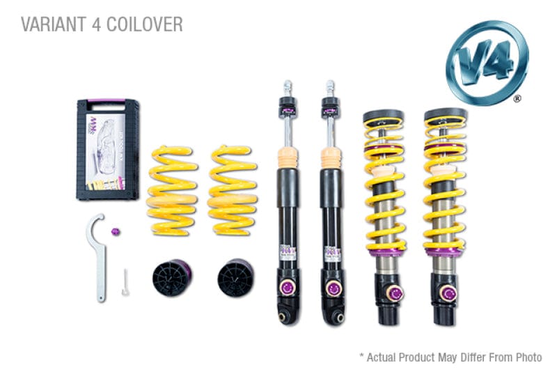 Kies-Motorsports KW KW Coilover Kit V4 Porsche 911 (992) Carrera 2/2S Coupe w/ or w/o original lift system w/o PASM Main image