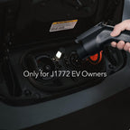 Kies Motorsports — side profile of Lectron 240V 40 Amp Level 2 EV Charger with 18ft Extension Cord J1772 Cable & NEMA 14-50 Plug Electric Vehicle Charger