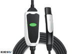 Kies Motorsports — front angle view of Lectron Level 1 / Level 2 Charger (16A / 32A) - with Dual Plugs (NEMA 5-15 & 14-50)