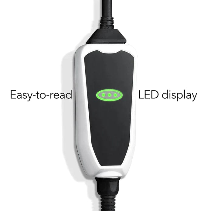 Kies Motorsports — close-up detail of Lectron Level 1 / Level 2 Charger (16A / 32A) - with Dual Plugs (NEMA 5-15 & 14-50)