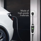 Kies Motorsports — installed on-vehicle shot of Lectron Level 1 / Level 2 Charger (16A / 32A) - with Dual Plugs (NEMA 5-15 & 14-50)