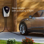 Kies Motorsports — close-up detail of Lectron V-BOX 240V 40A Electric Vehicle (EV) Charging Station With NEMA 14-50 Plug