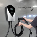 Kies Motorsports — side profile of Lectron V-BOX 240V 48A Electric Vehicle (EV) Charging Station With NEMA 14-50 Plug