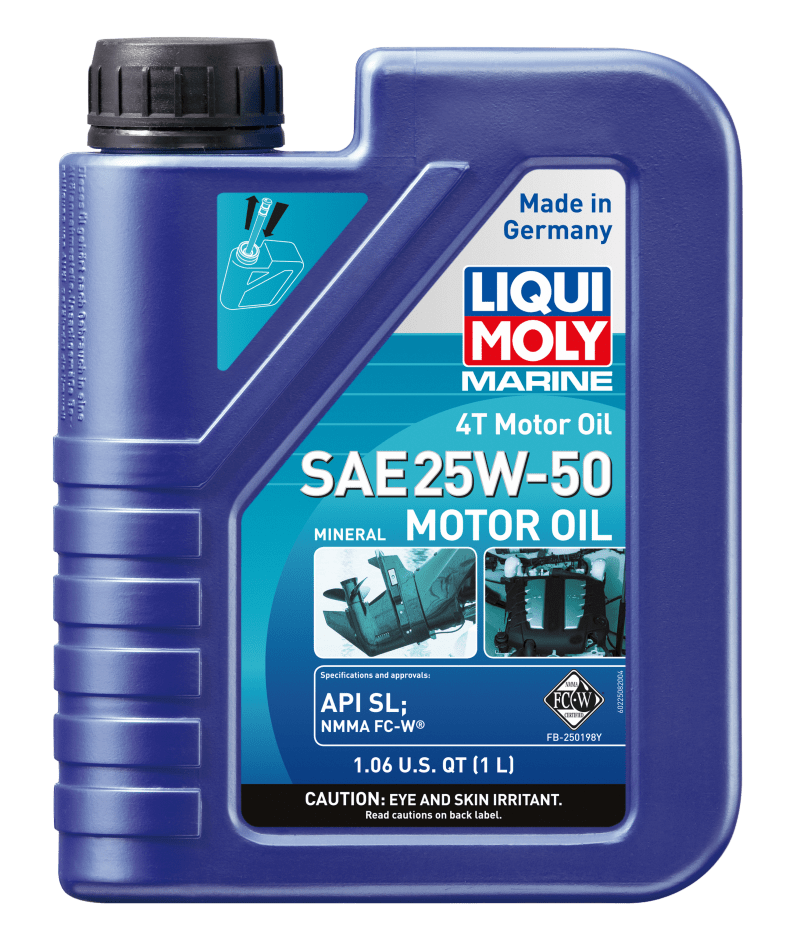 Kies-Motorsports LIQUI MOLY LIQUI MOLY 1L Marine 4T Motor Oil SAE 25W50 Main image