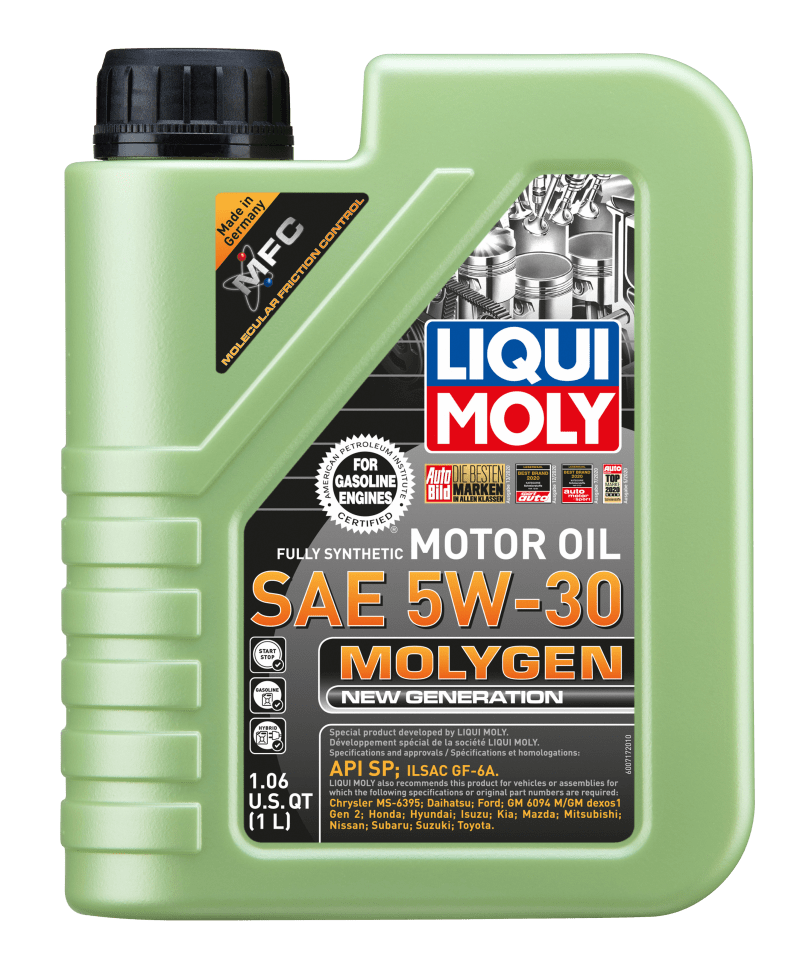 Kies-Motorsports LIQUI MOLY LIQUI MOLY 1L Molygen New Generation Motor Oil SAE 5W30 Main image