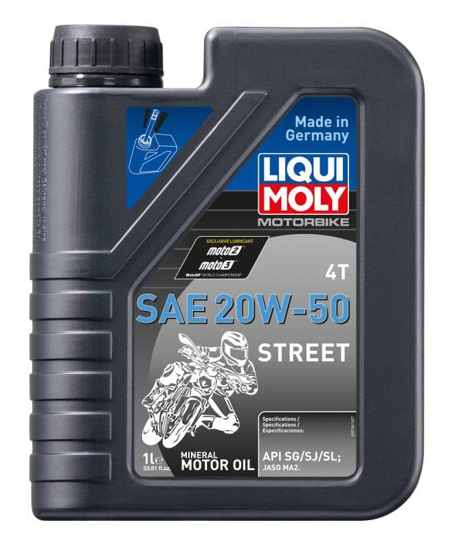 Kies-Motorsports LIQUI MOLY LIQUI MOLY 1L Motorbike 4T SAE 20W50 Street Main image