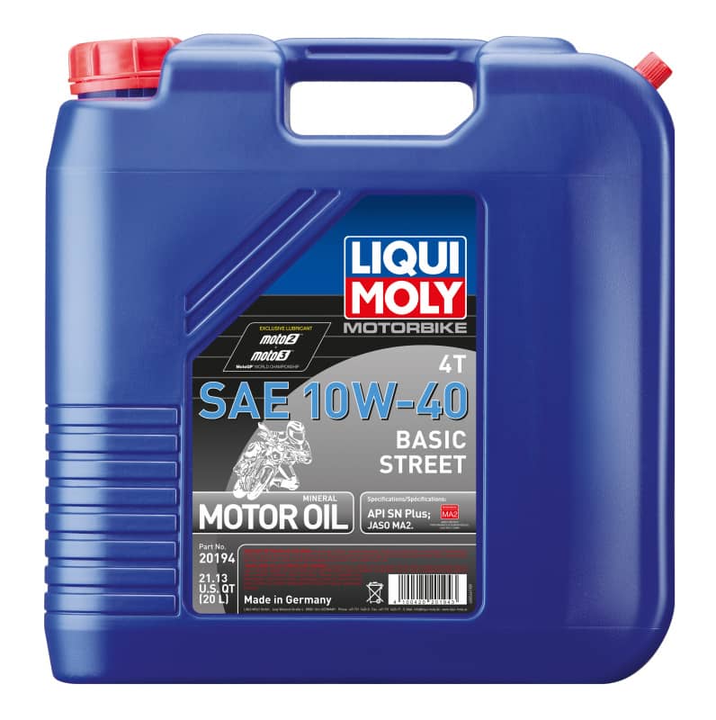 Kies-Motorsports LIQUI MOLY LIQUI MOLY 20L Motorbike 4T SAE 10W40