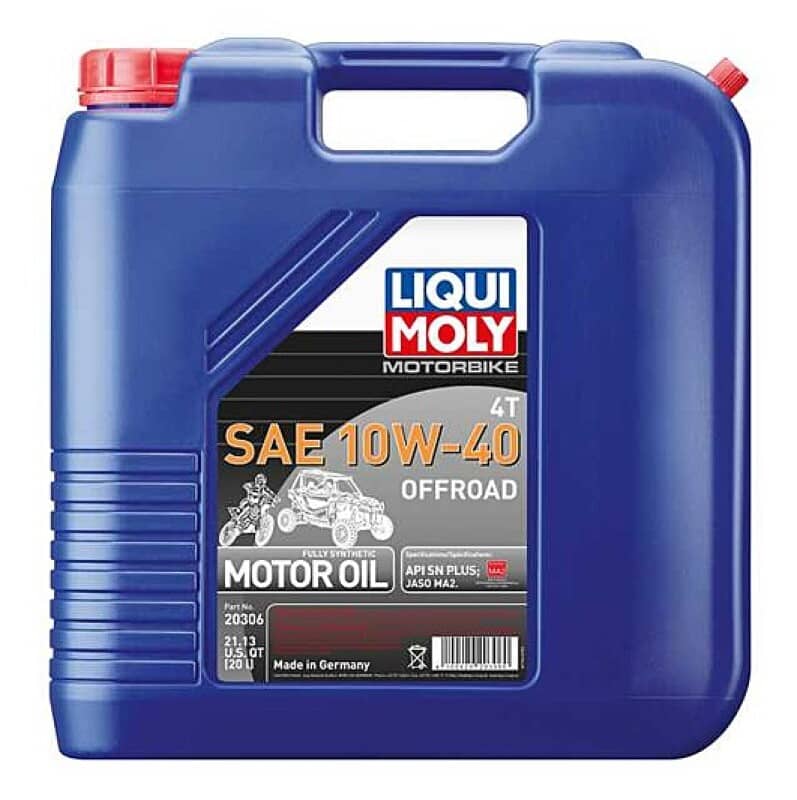 LIQUI MOLY 20L Motorbike 4T SAE 10W40 Offroad Secondary image