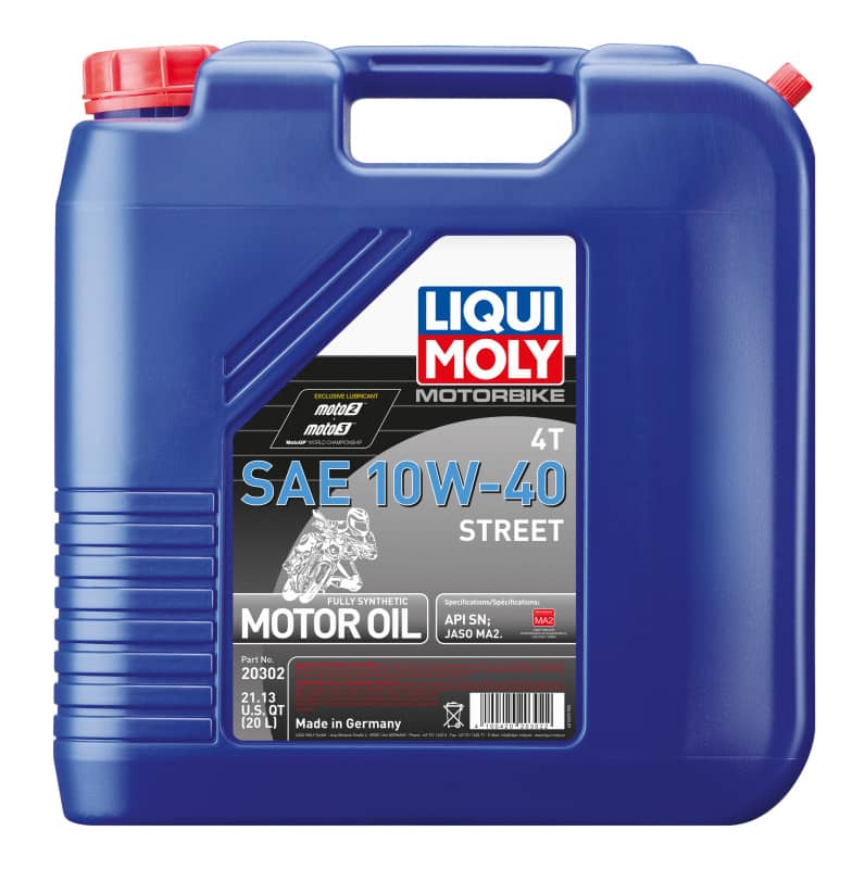 Kies-Motorsports LIQUI MOLY LIQUI MOLY 20L Motorbike 4T SAE 10W40 Street Main image