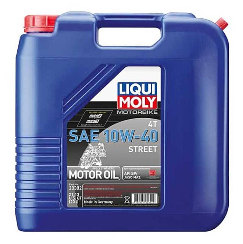 LIQUI MOLY 20L Motorbike 4T SAE 10W40 Street Secondary image