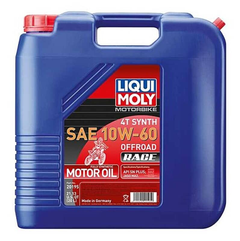 Kies-Motorsports LIQUI MOLY LIQUI MOLY 20L Motorbike 4T Synth SAE 10W60 Offroad Race