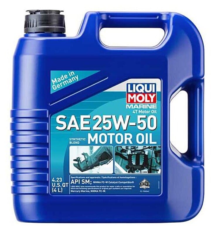 Kies-Motorsports LIQUI MOLY LIQUI MOLY 4L Marine 4T Motor Oil SAE 25W50 Main image
