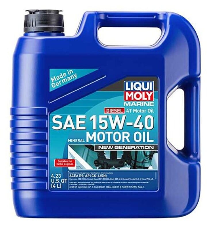 Kies-Motorsports LIQUI MOLY LIQUI MOLY 4L Marine 4T New Generation Motor Oil SAE 15W40 Main image