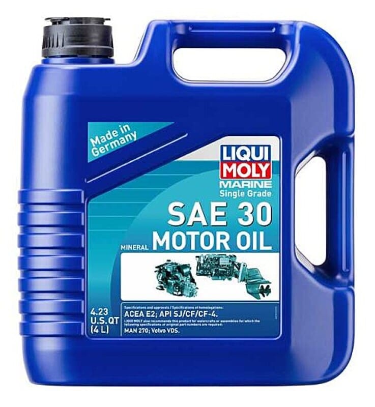 Kies-Motorsports LIQUI MOLY LIQUI MOLY 4L Marine Single Grade Motor Oil SAE 30 Main image