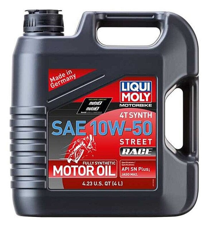 Kies-Motorsports LIQUI MOLY LIQUI MOLY 4L Motorbike 4T Synth SAE 10W50 Street Race Main image