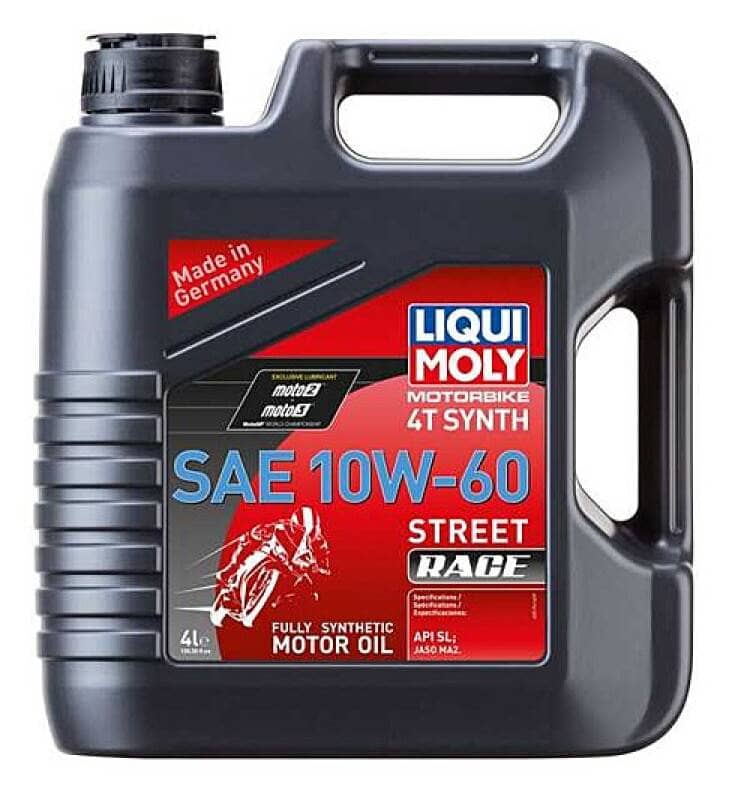 LIQUI MOLY 4L Motorbike 4T Synth SAE 10W60 Street Race Secondary image