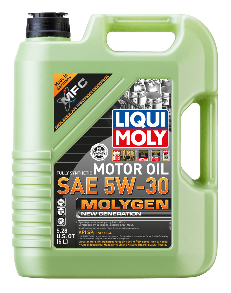 Kies-Motorsports LIQUI MOLY LIQUI MOLY 5L Molygen New Generation Motor Oil SAE 5W30 Main image