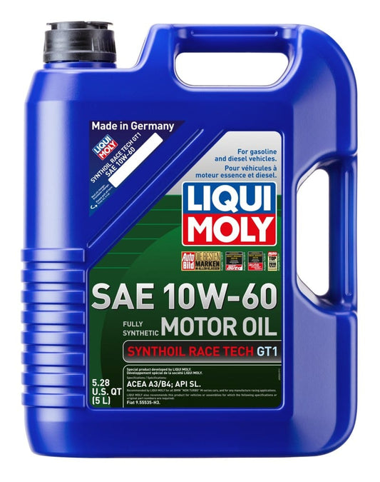 Kies-Motorsports LIQUI MOLY LIQUI MOLY 5L Synthoil Race Tech GT1 Motor Oil SAE 10W60
