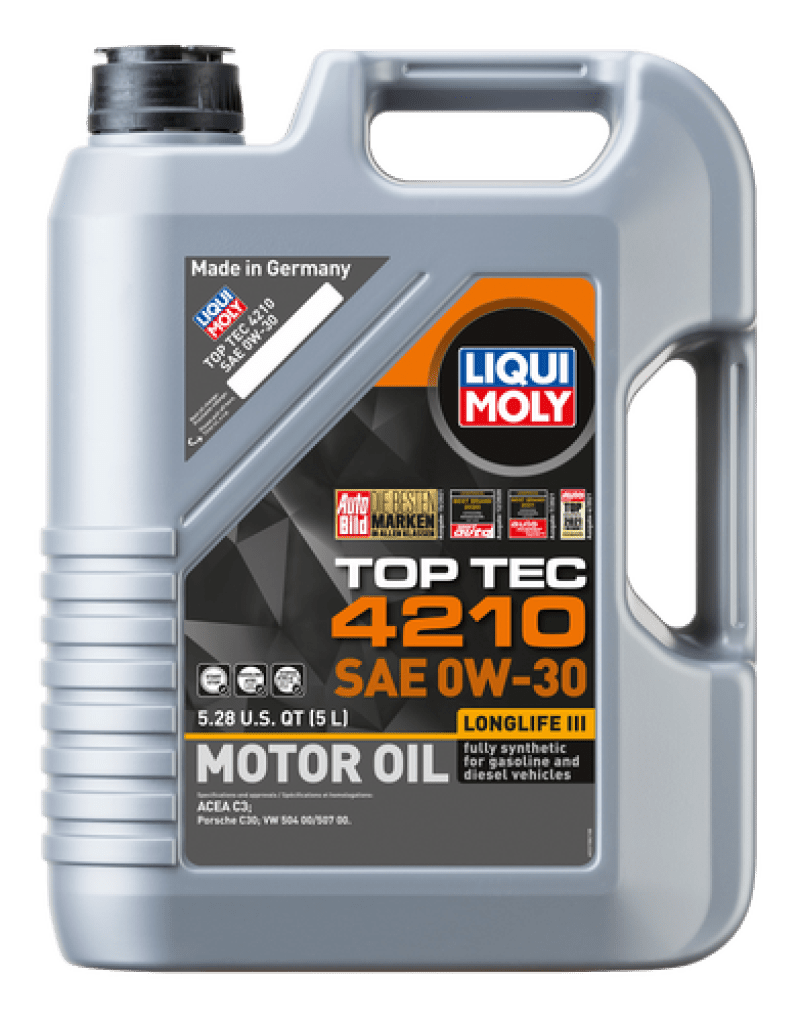 Kies-Motorsports LIQUI MOLY LIQUI MOLY 5L Top Tec 4210 Motor Oil SAE 0W30