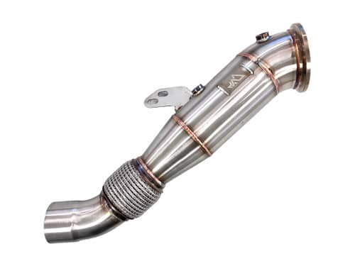 Kies-Motorsports Mastery of Art and Design MAD B58 4.5" Catted Downpipe W/ Bracket BMW F, G Chassis & Supra