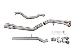 Kies-Motorsports Mastery of Art and Design MAD BMW F80 F82 F83 S55 M3 M4 Single Midpipe (Brace Included)