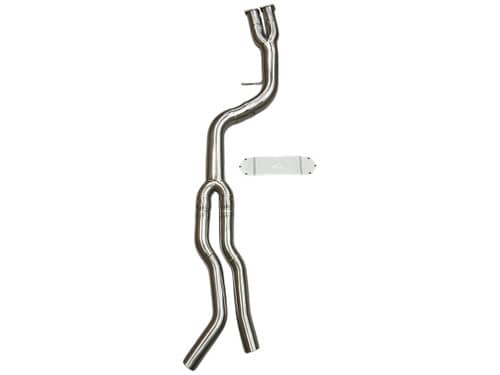Kies-Motorsports Mastery of Art and Design MAD BMW F87 M2C S55 Single Midpipe Non-Resonated W/ Brace - MAD-142