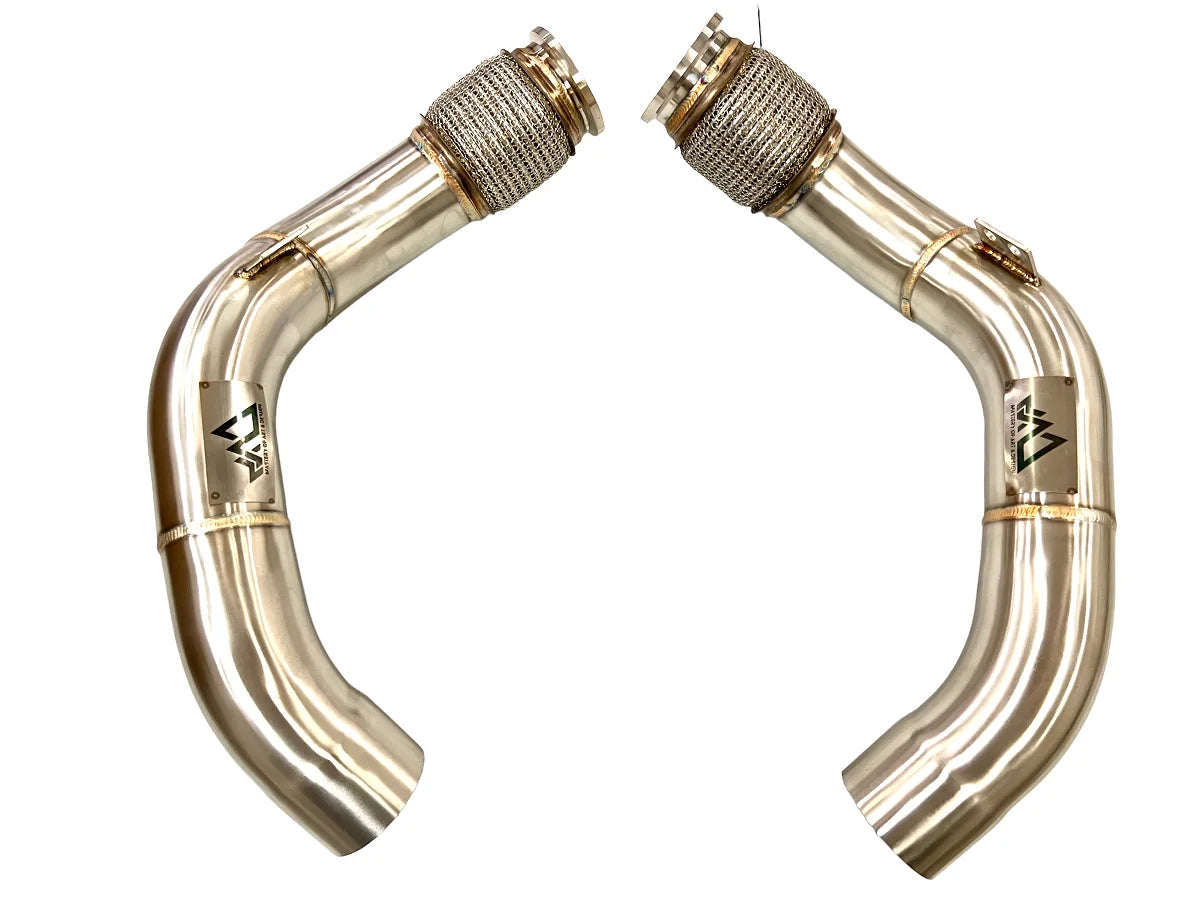 Kies-Motorsports Mastery of Art and Design MAD BMW F90 M5 F92 M8 Secondary Downpipes S63R