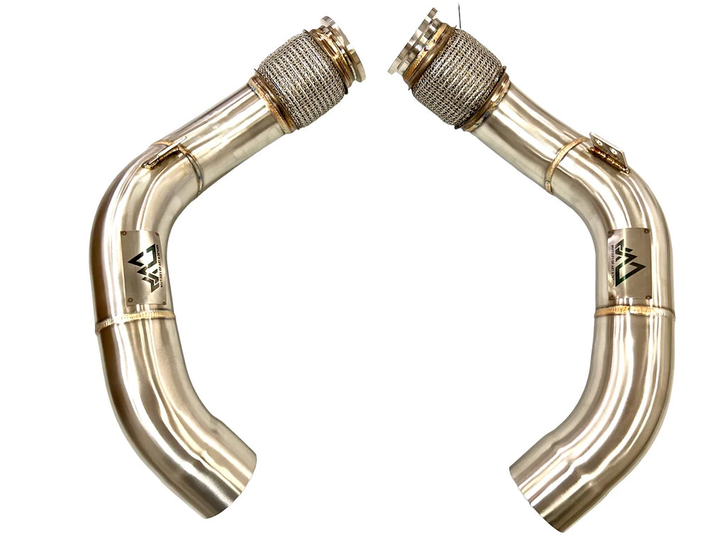Kies-Motorsports Mastery of Art and Design MAD BMW F90 M5 F92 M8 Secondary Downpipes S63R
