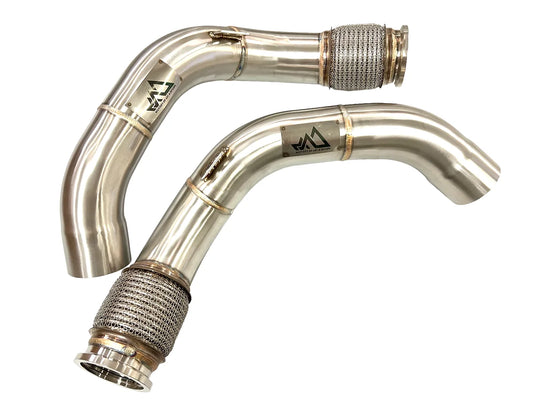 Kies-Motorsports Mastery of Art and Design MAD BMW F90 M5 F92 M8 Secondary Downpipes S63R