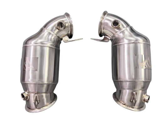 Kies-Motorsports Mastery of Art and Design MAD BMW F9x M5 M8 Catted Downpipes W/ No CEL Guarantee