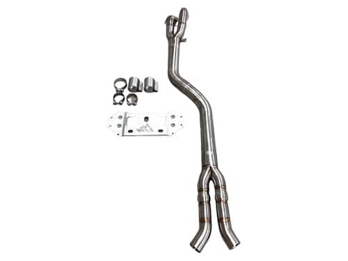 Kies-Motorsports Mastery of Art and Design MAD BMW G87 M2 S58 Non-Resonated Single Midpipe (Brace Included)