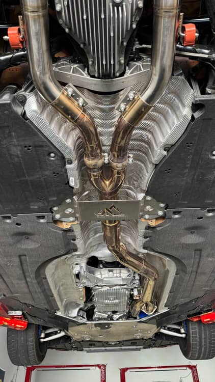 Kies-Motorsports Mastery of Art and Design MAD BMW G87 M2 S58 Resonated Single Midpipe (Brace Included)