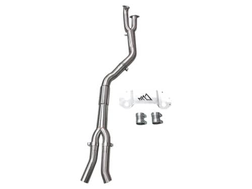 Kies-Motorsports Mastery of Art and Design MAD BMW G8x M3 M4 S58 Resonated Single Midpipe (Brace Included)