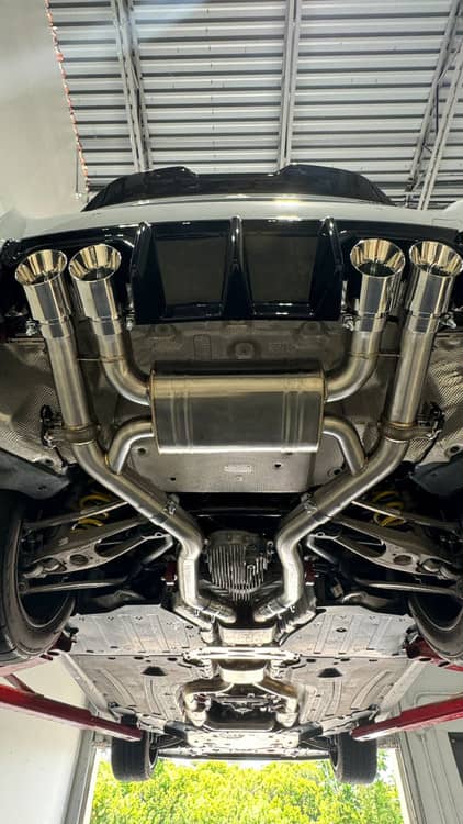 Kies-Motorsports Mastery of Art and Design MAD BMW M2 G87 S58 Axle Back Exhaust