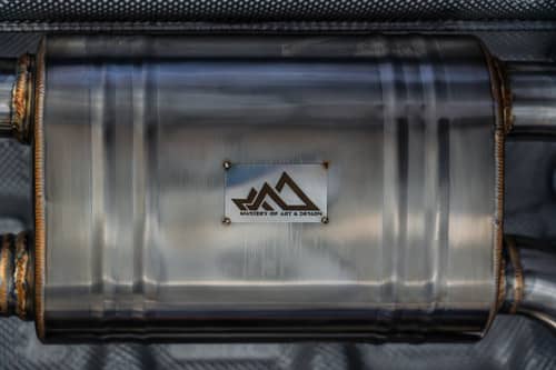 Kies-Motorsports Mastery of Art and Design MAD BMW M3 M4 G8x S58 Axle Back Exhaust