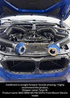 Kies-Motorsports Mastery of Art and Design MAD BMW M5 F90 G9X M8 F9X Front Mount Silicone Intake