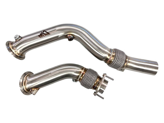Kies-Motorsports Mastery of Art and Design MAD BMW S55 Downpipes M2C M3 M4 W/ Flex Section