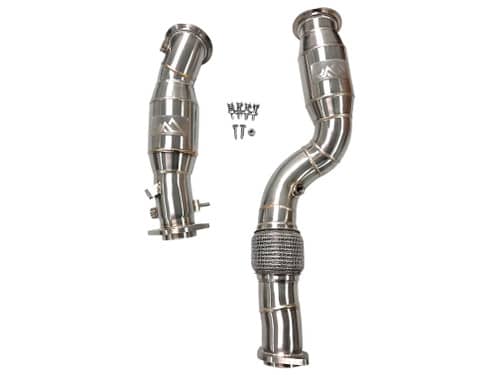Kies-Motorsports Mastery of Art and Design MAD BMW S58 CATTED DOWNPIPES M2 M3 M4 G80 G82 G83 G87 W/ FLEX SECTION