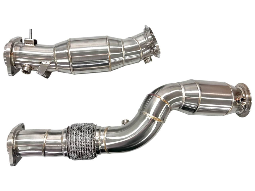 Kies-Motorsports Mastery of Art and Design MAD BMW S58 Catted Downpipes M2 M3 M4 G87 G80 G82 G83 W/ Flex Section