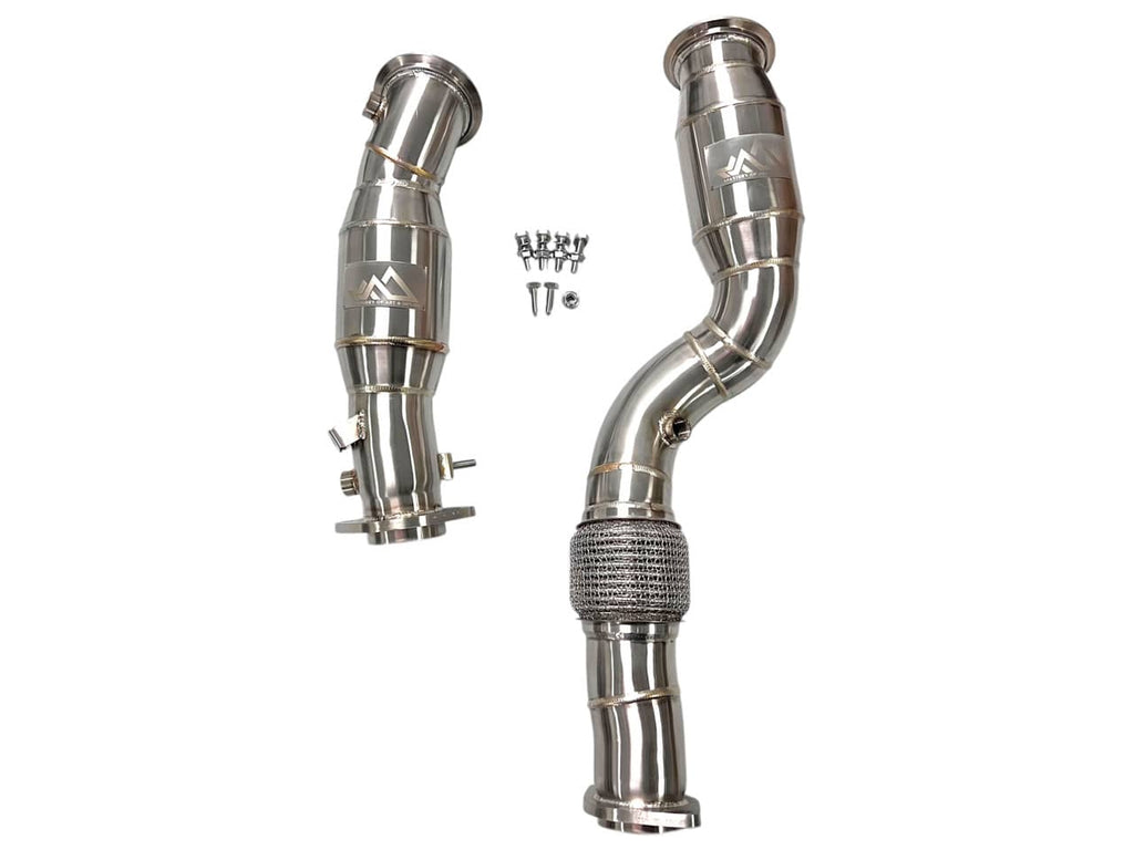 Kies-Motorsports Mastery of Art and Design MAD BMW S58 Catted Downpipes M2 M3 M4 G87 G80 G82 G83 W/ Flex Section