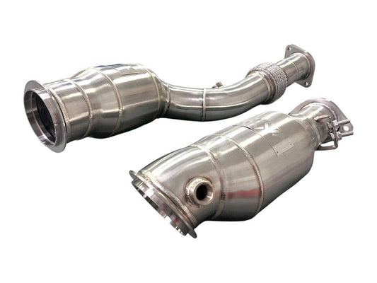 Kies-Motorsports Mastery of Art and Design MAD BMW S58 Catted Downpipes M3 M4 G80 G82 G83 W/ No CEL Guarantee & Flex Section