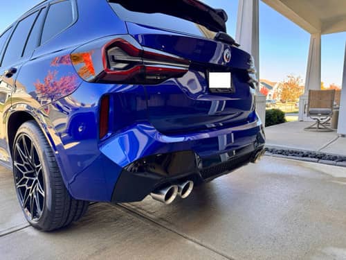 Kies-Motorsports Mastery of Art and Design MAD BMW X3M X4M F97 F98 Axle Back Exhaust