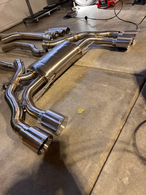 Kies-Motorsports Mastery of Art and Design MAD BMW X3M X4M F97 F98 Axle Back Exhaust
